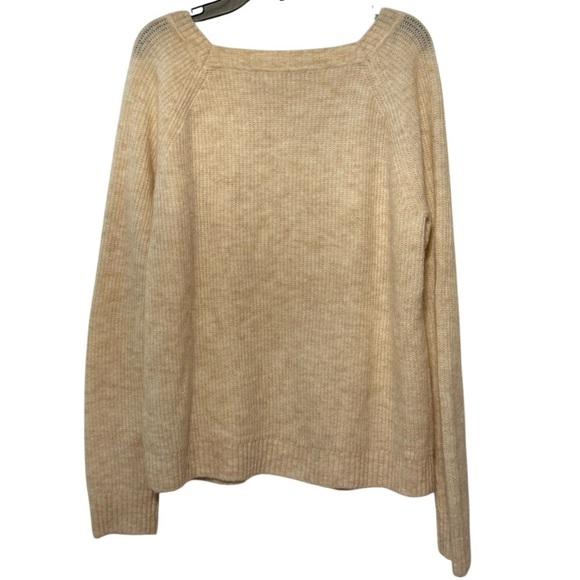 BODEN Ivory Fluffy Queensberry Sweater oatmeal alpaca blend US 10 - Picture 10 of 13